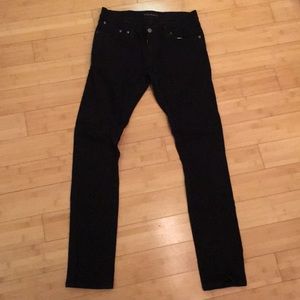 Nudie Jeans Black Skinny Jeans 31 Long - Organic!